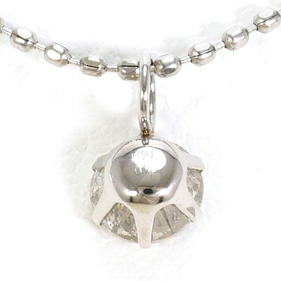 ネックレス PT900/プラチナ PT850/プラチナ ダイヤ 0.20ct 総重量約1.6 