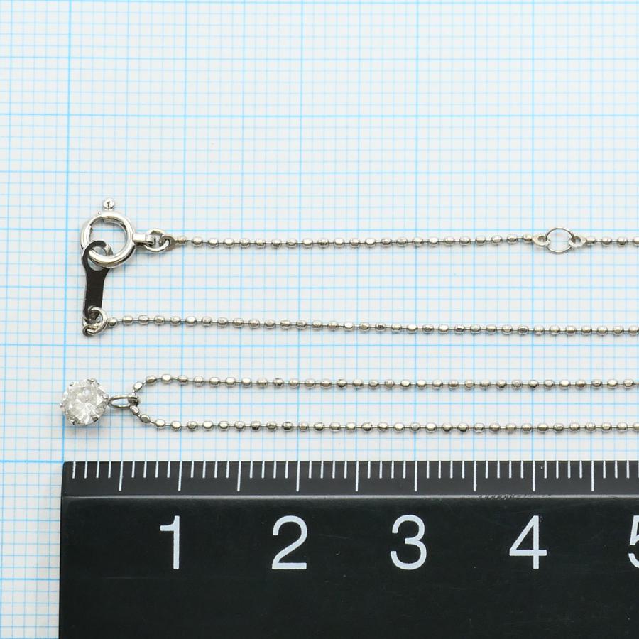 ネックレス PT900/プラチナ PT850/プラチナ ダイヤ 0.20ct 総重量約1.6 