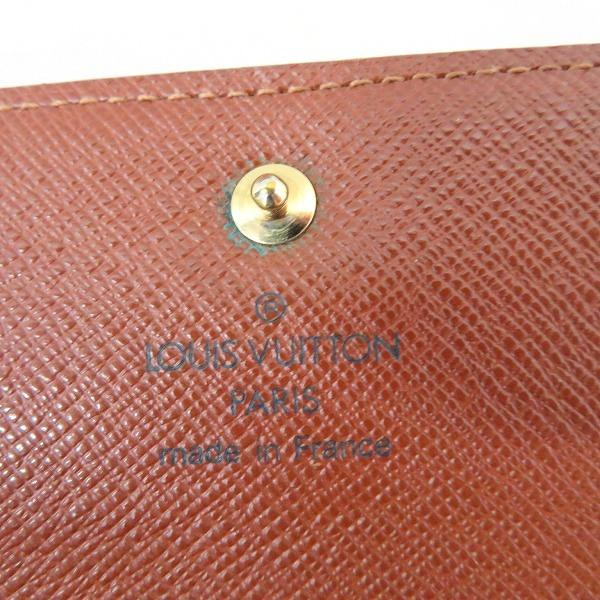 ルイヴィトン Louis Vuitton モノグラム ポルトトレゾール エテュイ パピエ M61202 3つ折り財布 ユニセックス 中古｜wonderprice｜04