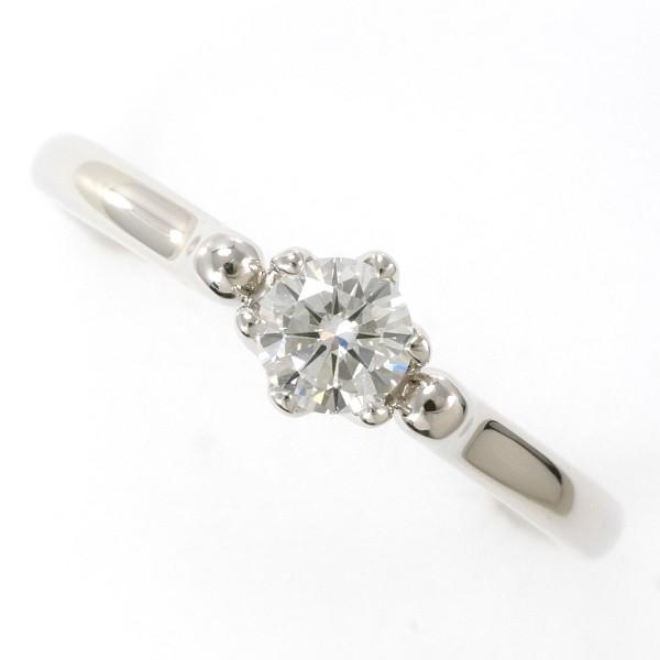 リング PT900 プラチナ 指輪 11.5号 ダイヤ 0.26 VVS2 鑑定書 総重量約