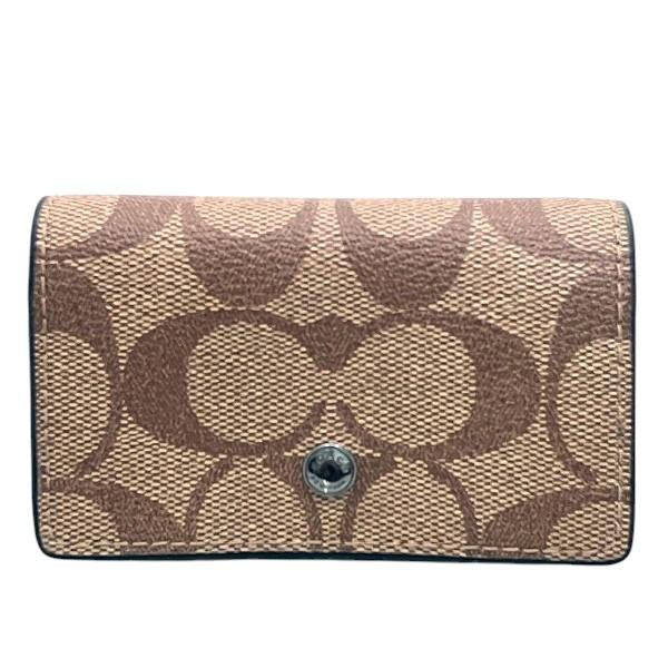 [新品未使用：匿名配送]コーチ　キーケース　F78675 COACH（コーチ） シグネチャー F78675 ブランド小物 キーケース ユニ