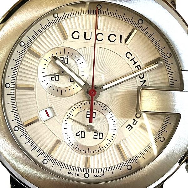 GUCCI グッチ Gクロノ 101M クォーツ 時計 腕時計 メンズ 中古 GUCCI グッチ Gクロノ 101M クォーツ 時計 腕時計 メンズ 中古