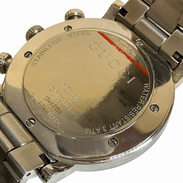 GUCCI グッチ Gクロノ 101M クォーツ 時計 腕時計 メンズ 中古 GUCCI グッチ Gクロノ 101M クォーツ 時計 腕時計 メンズ 中古