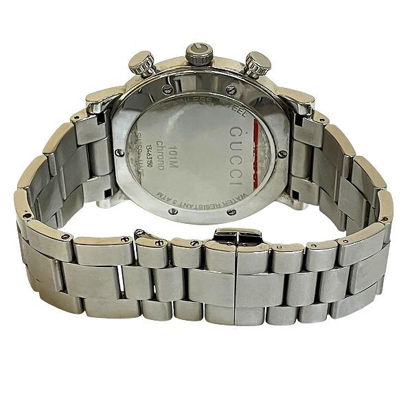 GUCCI グッチ Gクロノ 101M クォーツ 時計 腕時計 メンズ 中古 GUCCI グッチ Gクロノ 101M クォーツ 時計 腕時計 メンズ 中古