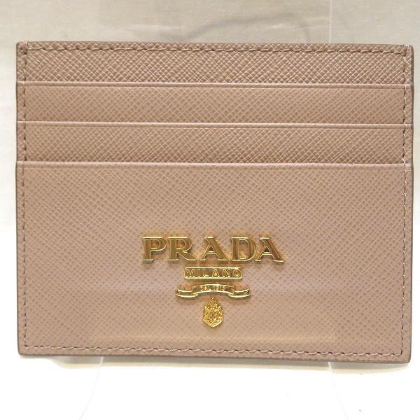 超安い 中古 レディース 名刺入れ ブランド小物 カードケース 1mc025 レザー サフィアーノ Prada プラダ 全品本物保証 激安ブランドアイテム 財布 帽子 ファッション小物 Hermandad Estrella Org
