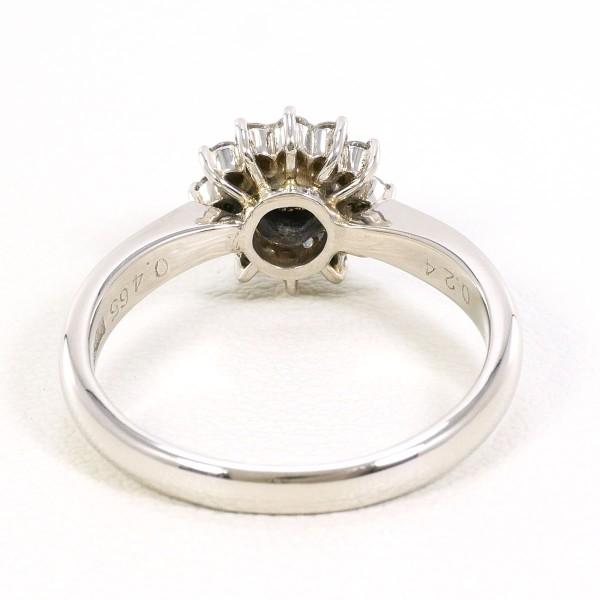 ダイヤモンドリング プラチナ900 12.5号 リング PT900 プラチナ 指輪 12.5号 ダイヤ 0.465 SI2 0.24 鑑定