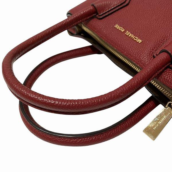マイケルコース レッド レザー 2way バッグ ハンドバッグ ショルダー 