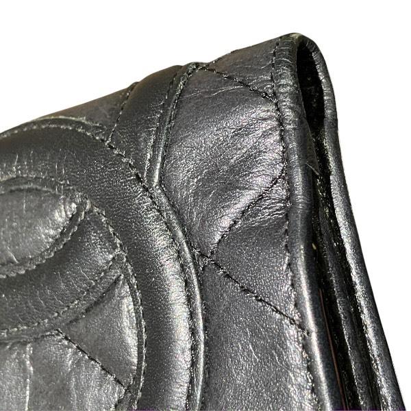 CHANEL（シャネル） カンボンライン マトラッセ 2つ折り財布 ユニ
