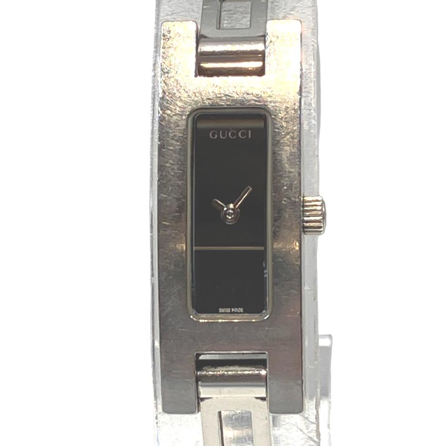 GUCCI（グッチ） 腕時計 総重量約23g SS SS クオーツ ブラック文字盤 