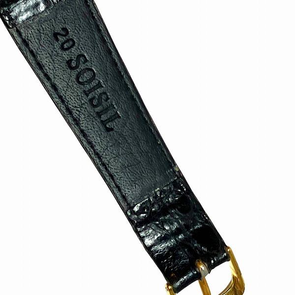 ウォルサム クォーツ スクエア ゴールド 時計 腕時計 メンズ 中古