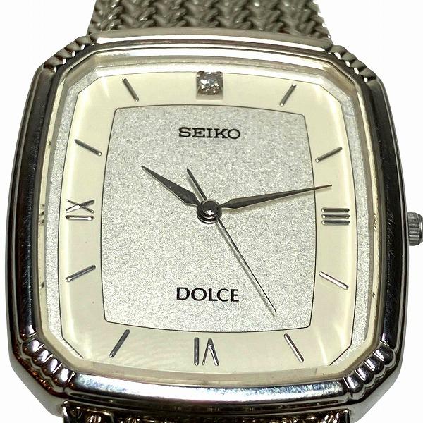【SEIKO/セイコー】Dolce 5E31-5A90 メンズ腕時計　小物 セイコー ドルチェ 5E31-5A90 クォーツ シルバー文字盤 時計