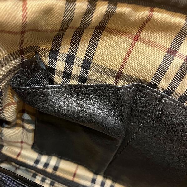 バーバリー Burberry ブラック ノバチェック バッグ クラッチバッグ