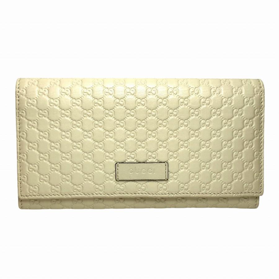 GUCCI（グッチ） 長財布 マイクログッチシマ レザー 449369 レディース