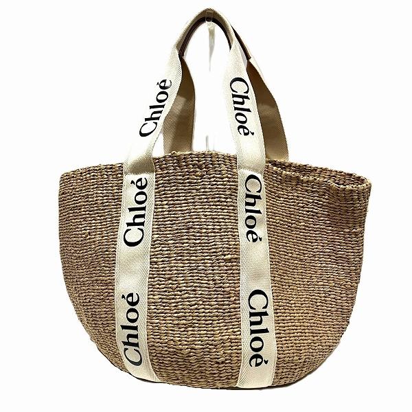 新品未使用 Chloe  クロエ  バスケットバッグラージ  かごバッグ Chloe クロエ かごバッグ WOODY Large Basket Bag ウッディ