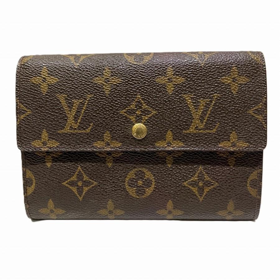 ルイ ヴィトン 三つ折り 財布 ポルトトレゾール エテュイ パピエ ec-23784 ブラウン モノグラム M61202 ヴィンテージ モノグラムキャンバス 中古 SP0999 LOUIS VUITTON ホック 茶色 折り財布 コンパクト メンズ レディース 定番 人気 ブランド 本物 鑑定済み ルイヴィトン 三つ折り財布 ポルト トレゾール エテュイ パピエ