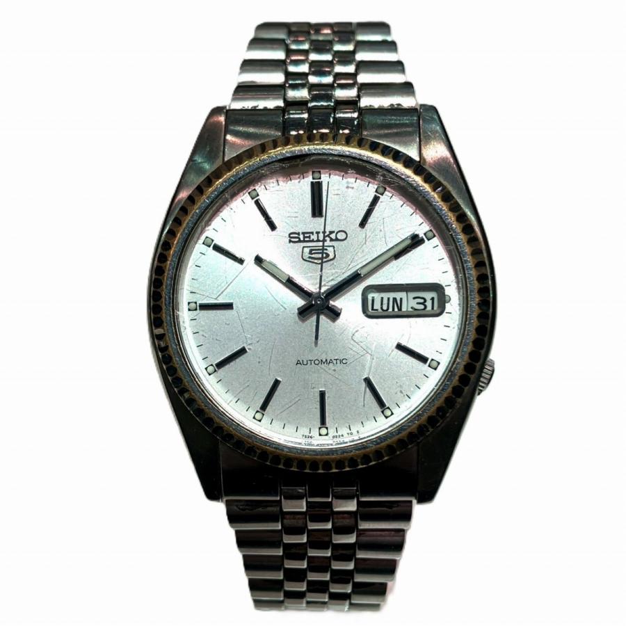 ✨SEIKO✨セイコー✨7S26-3110✨セイコー5✨デイデイト✨腕時計✨ SEIKO（セイコー） セイコー5 腕時計 総重量約85.4g SS 自動巻き