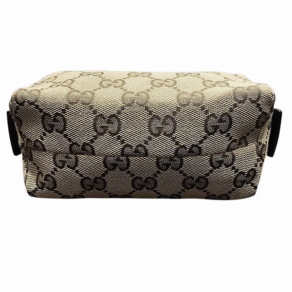き*ち様 GUCCI GGキャンバスポーチ ブラック GUCCI グッチ ポーチ 化粧ポーチ レディース メンズ GG