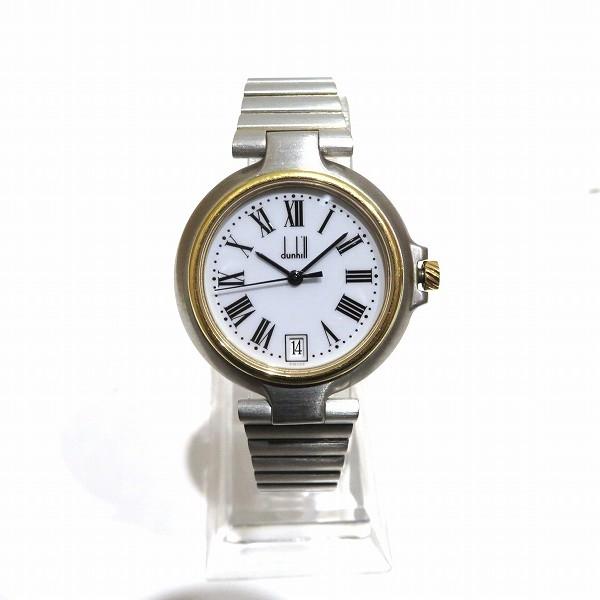 ダンヒル ミレニアム デイト クォーツ 時計 腕時計 レディース 中古