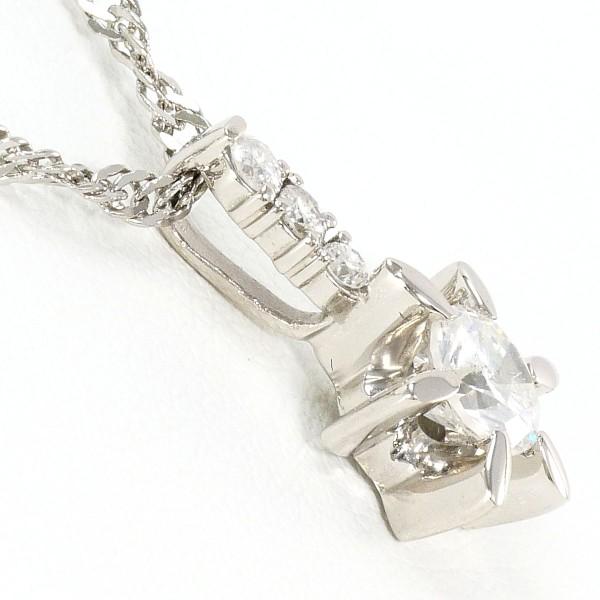 ネックレス PT900 プラチナ PT850 ダイヤ 0.563 鑑定書 総重量約