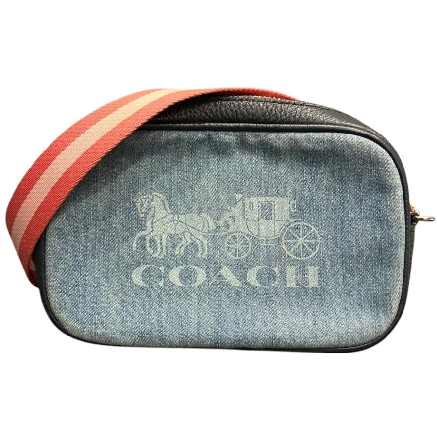 COACH（コーチ） ショルダーバッグ デニム レザー 90393 レディース