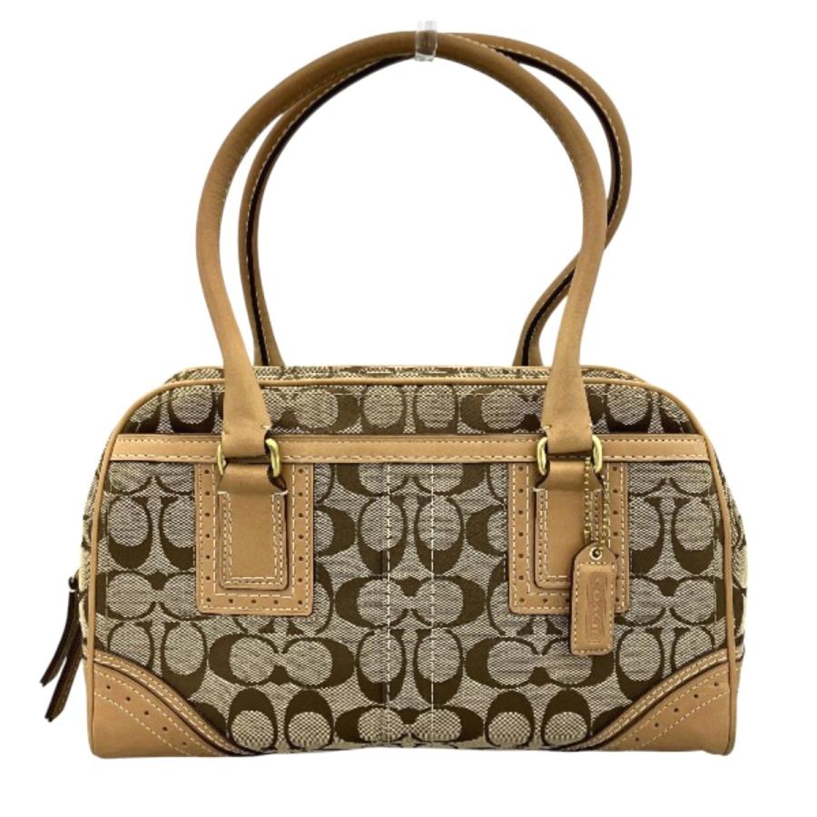 COACH（コーチ） ショルダーバッグ キャンバス レザー 10532