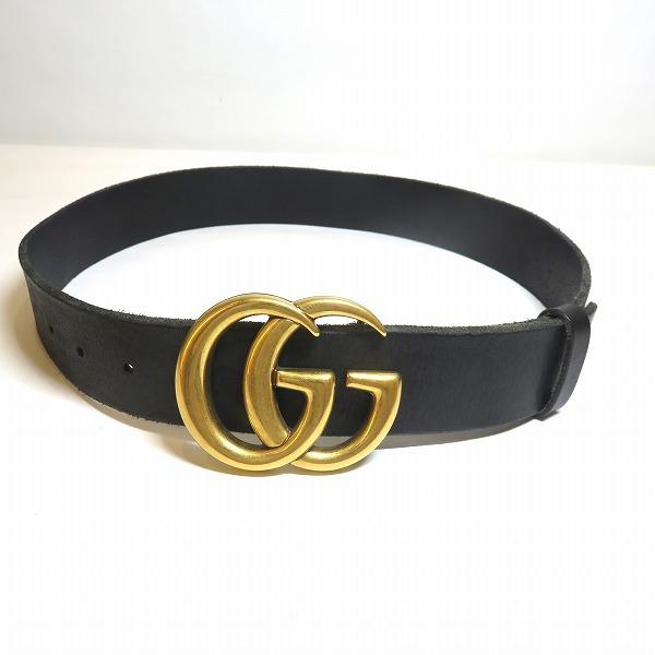 グッチ Gucci ダブルg レザー ブラック ロゴ ベルト レディース 小物 中古 e ワンダープライス Yahoo 店 通販 Yahoo ショッピング