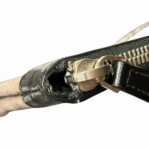 バレンシアガ 373834 キャンバス×レザー ブラック バッグ クラッチ