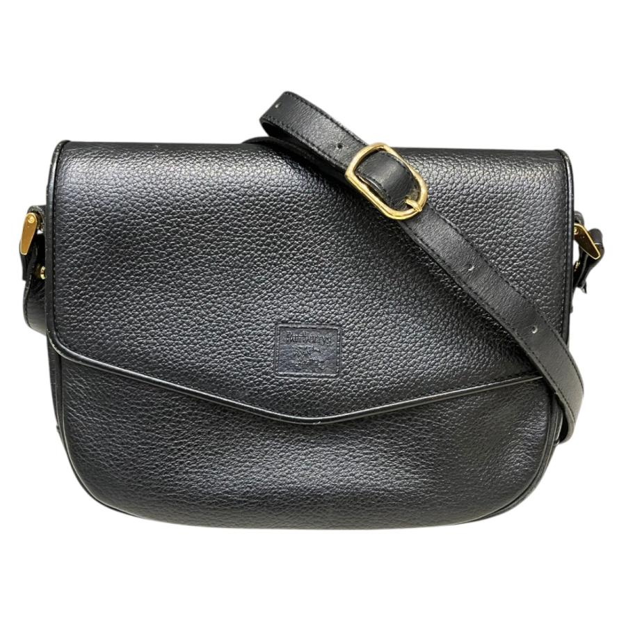 BURBERRY レザー ショルダーバッグ 正規品 BURBERRY（バーバリー） ショルダーバッグ レザー レディース 中古