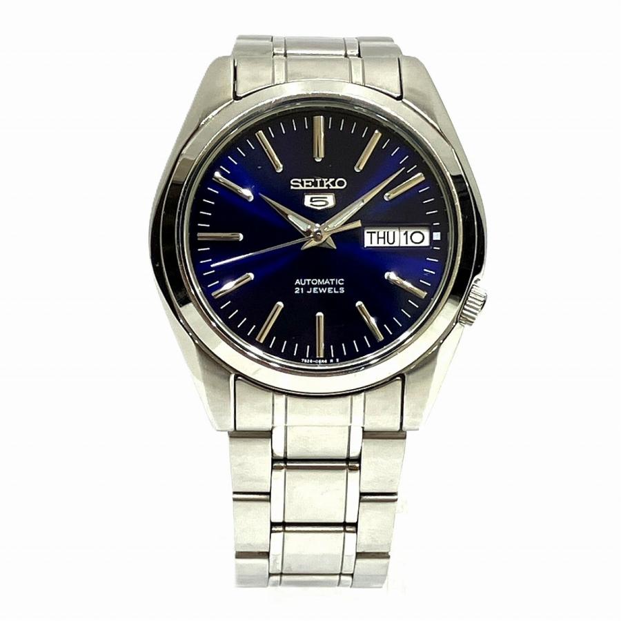 セイコー SEIKO 腕時計 総重量約99.4g SS SS 自動巻き ブルー文字盤 7S26-01V0 送料無料 【中古】 SEIKO（セイコー） 腕時計 総重量約99.4g SS SS 自動巻き ブルー文字盤