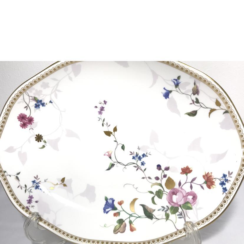 ウェッジウッド オーバル　花柄 ゴールド縁　3枚セット WEDGWOOD（ウェッジウッド） ウエッジウッド/ROSEGOLD オーバル皿