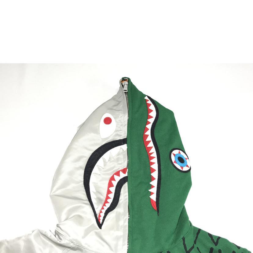 APE×AMBUSH エイプ×アンブッシュ/ハーフシャークアリゲーターパーカー