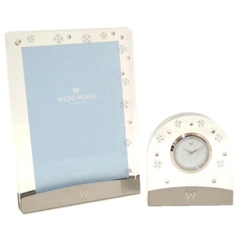 WEDGWOOD ウェッジウッド/プシュナ 写真立て 時計セット/雑貨 WEDGWOOD ウェッジウッド/プシュナ 写真立て 時計セット/雑貨