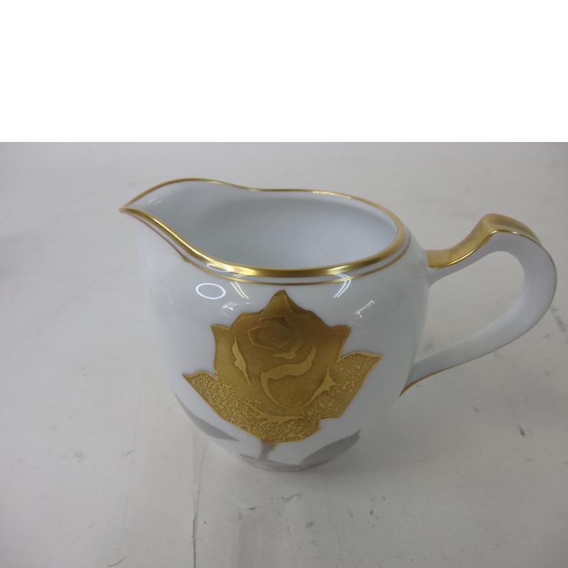 大倉陶園/金蝕バラシリーズ シュガーポット・クリーマー セット/食器類/ABランク/84【中古】 br>大倉陶園/金蝕バラシリーズ シュガーポット・クリーマー セット/AB