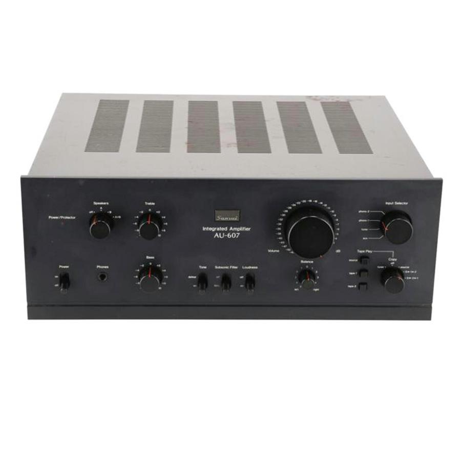 SANSUI プリメインアンプ AU-607 スピーカー出力確認済