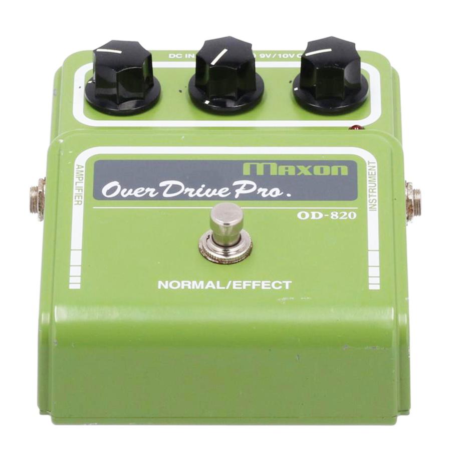 即発送 Maxon OD-820 動作確認済み 中古】Maxon OD-820 Over Drive Pro. マクソン オーバードライブ