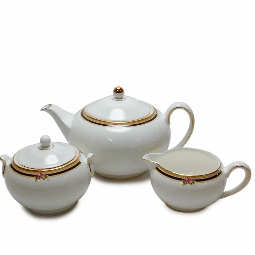  ウエッジウッド/CLIO ティーポット シュガーポット クリーマー 3点セット/Aランク/52【中古】 WEDGWOOD（ウェッジウッド） ウエッジウッド/CLIO ティーポット