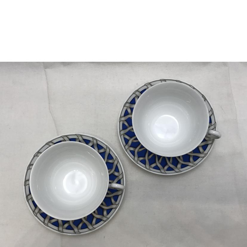 Richard Ginori リチャードジノリ/FIOCCO GRACE フィオッコグレース カップ＆ソーサー ペア/ABランク/51【中古】の画像