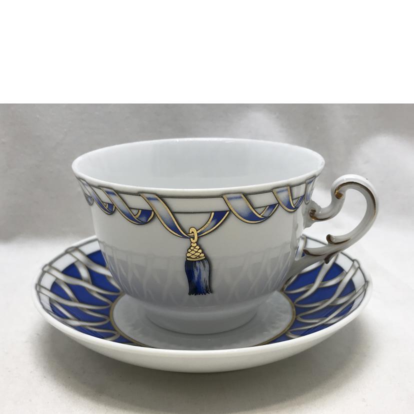 Richard Ginori リチャードジノリ/FIOCCO GRACE フィオッコグレース カップ＆ソーサー ペア/ABランク/51【中古】の画像