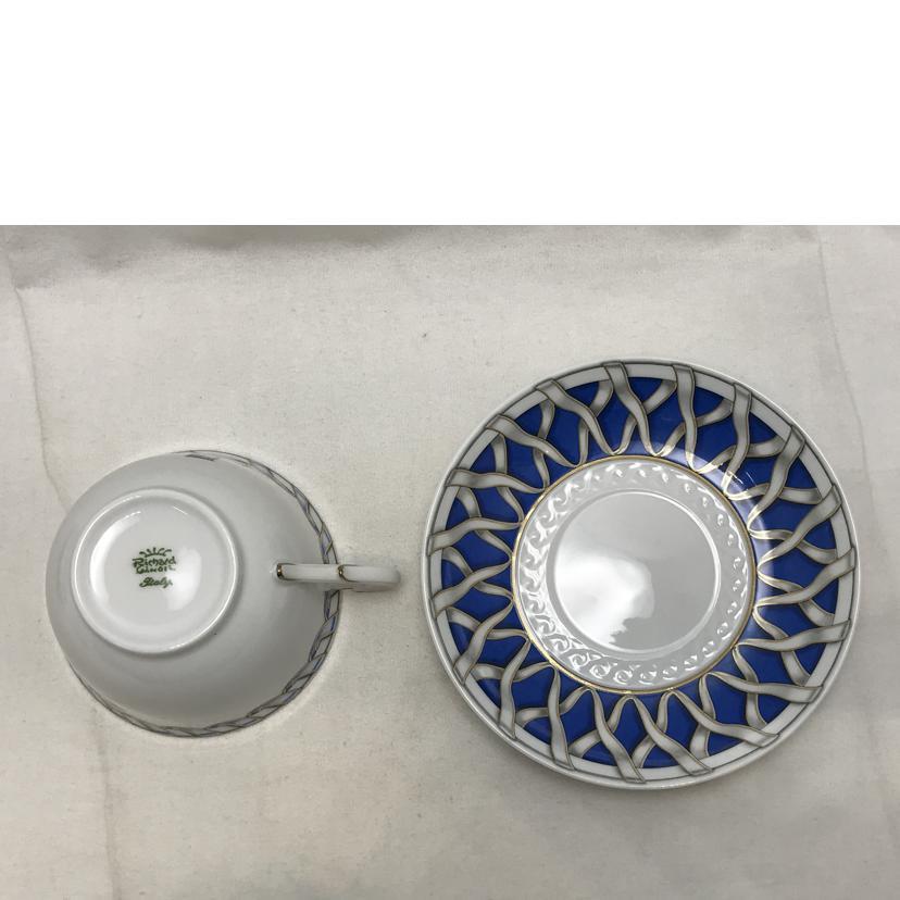 Richard Ginori リチャードジノリ/FIOCCO GRACE フィオッコグレース カップ＆ソーサー ペア/ABランク/51【中古】の画像