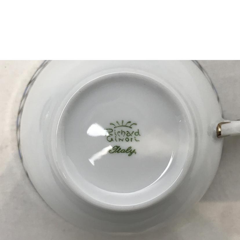 Richard Ginori リチャードジノリ/FIOCCO GRACE フィオッコグレース カップ＆ソーサー ペア/ABランク/51【中古】の画像