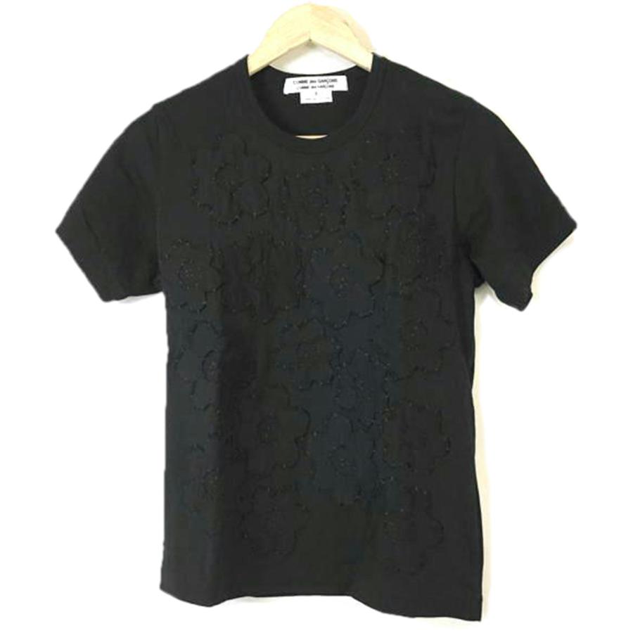 COMME des GARCONS コムデギャルソン/花モチーフ半袖Tシャツ/RM-T1018/Bランク/51【中古】 COMME des GARCONS（コムデギャルソン） コムデギャルソン/花モチーフ