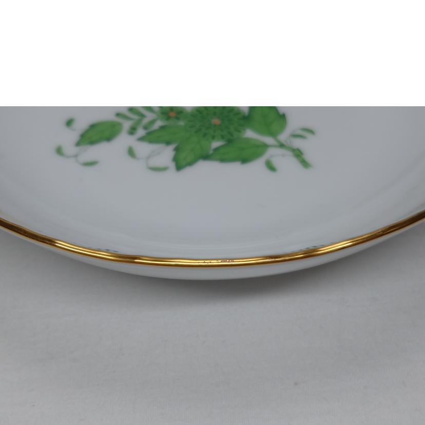 【美品】HEREND アポニーグリーン　オーバル　プレート　37cm 1048008745331391_01_8904w.jpeg