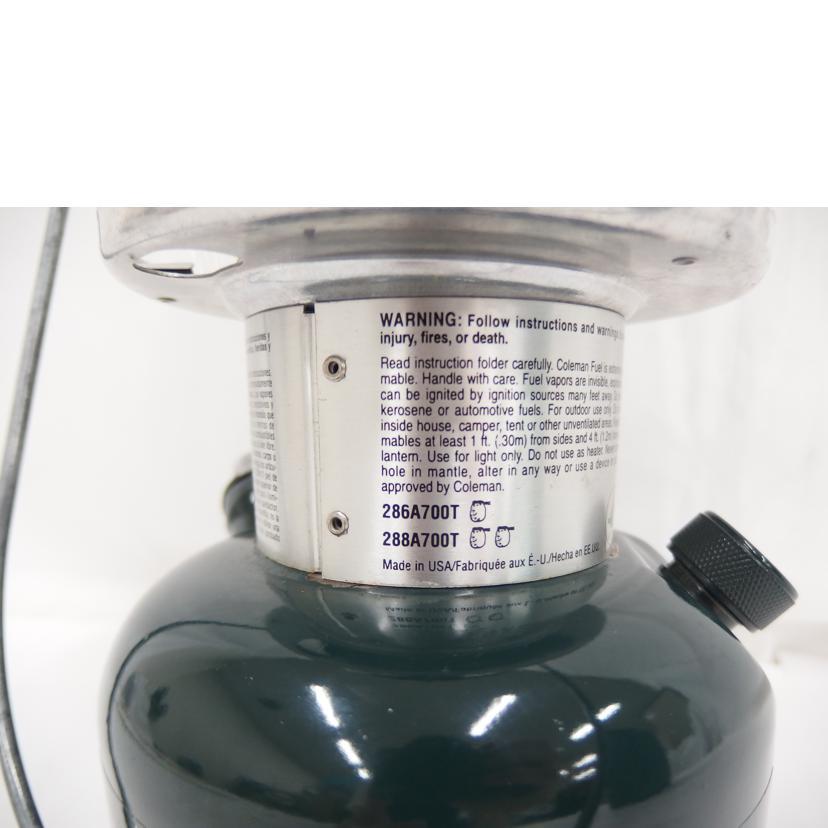 Coleman - Coleman コールマン/ワンマントルランタン286/286A700T/Bランク/82【中古】 Coleman（コールマン） コールマン/ワンマントルランタン286/286A700T