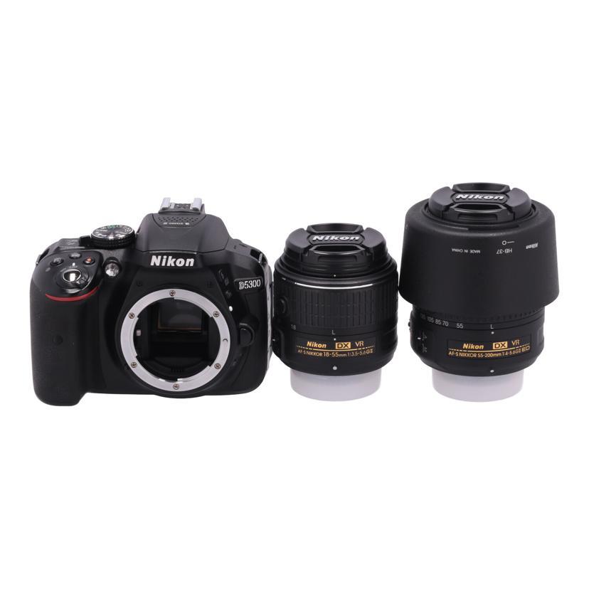 Nikon ニコン/デジタル一眼ダブルズームキット/D5300/2165891/Bランク