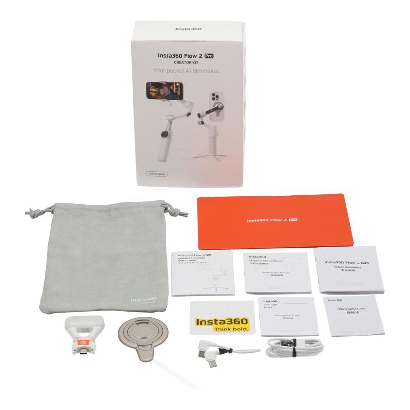 Insta360 インスタサンロクマル/ジンバル/FLOW 2 PRO SET CREATOR KIT
