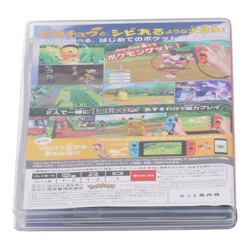 NINTENDO 任天堂/Switchソフト/ポケットモンスターLet's Go