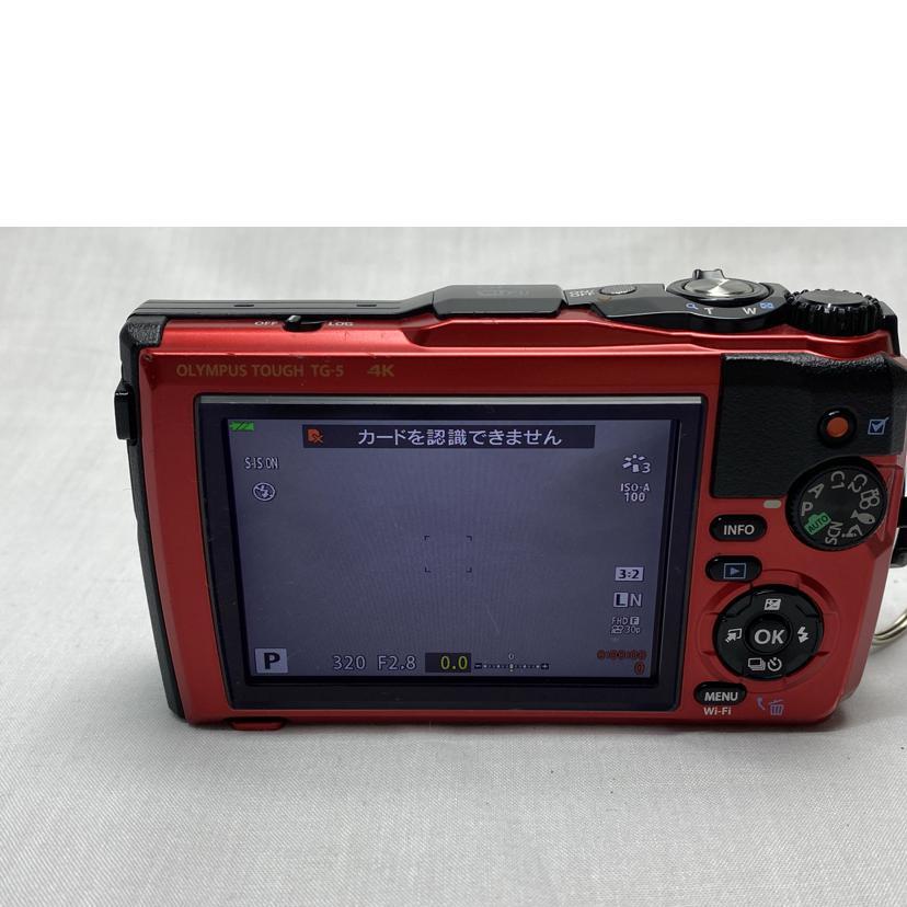 OLYMPUS オリンパス/コンパクトデジタルカメラ/TG-5/BHWA33002/Bランク/52【中古】 OLYMPUS オリンパス/コンパクトデジタルカメラ/TG-5/BHWA33002/Bランク