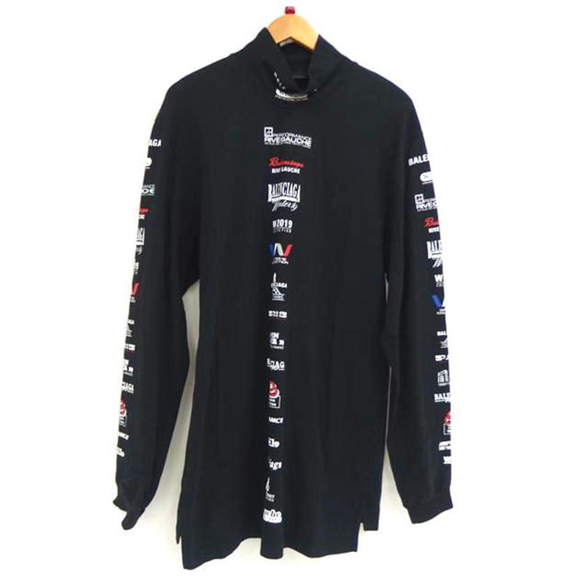 BALENCIAGA バレンシアガ/ビッグシルエットマルチロゴTシャツ/S  