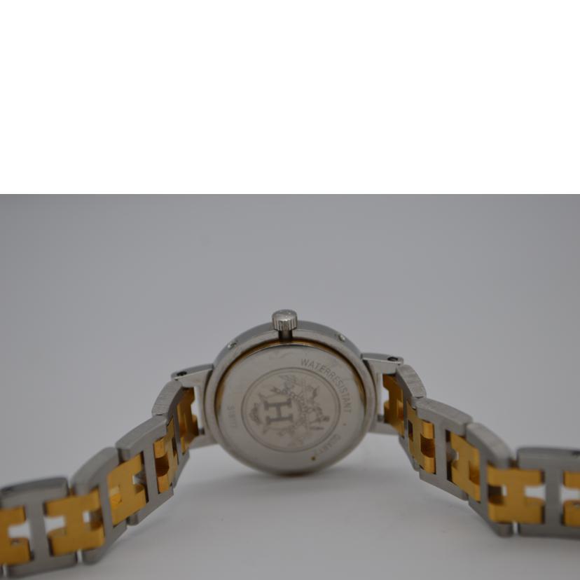 エルメス　レディース　時計 HERMES エルメス Hウォッチ ドゥブルトゥール レディース腕時計 二重