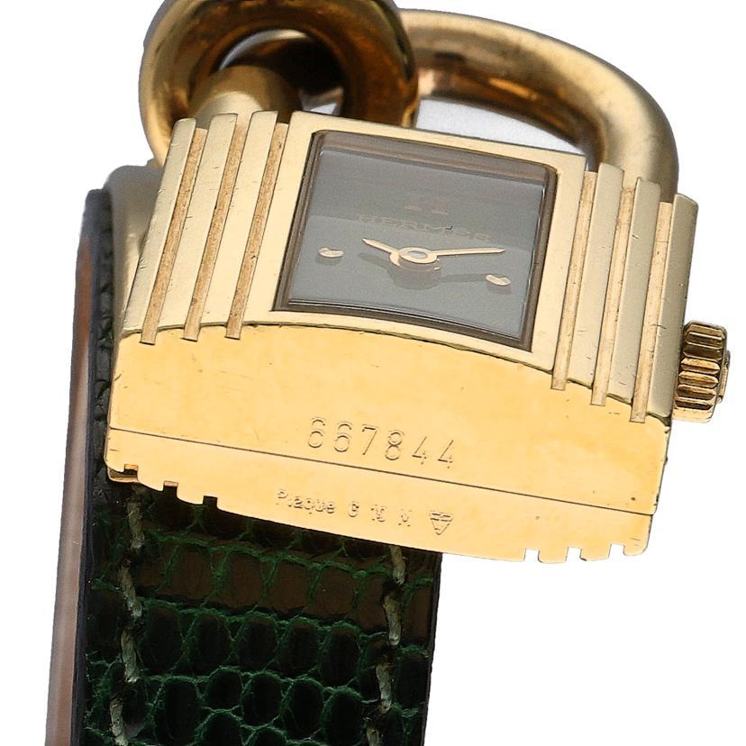 HERMES エルメス/ケリーウォッチ・グリーン/クオーツ/KE1.201/667  